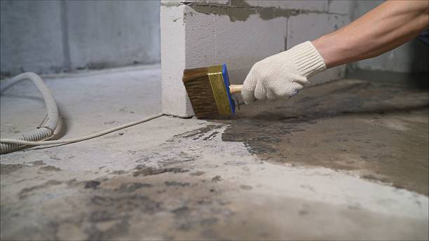 Crawl space vapor barrier installation in Dunreith, IN